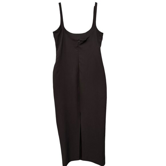 ZARA Black Bustier Midi Dress | Size L - Picture 2 of 7